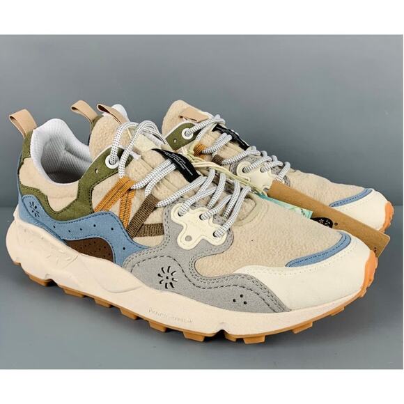 Flower Mountain Shoes - Flower Mountain KAISO Sz 8.5 Multi Color Mixed Patterns Suede Sneakers | NWT